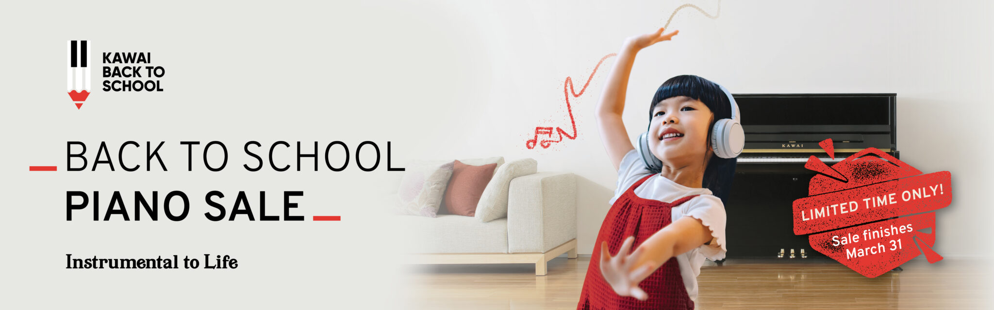 Kawai Back To School Piano Sale