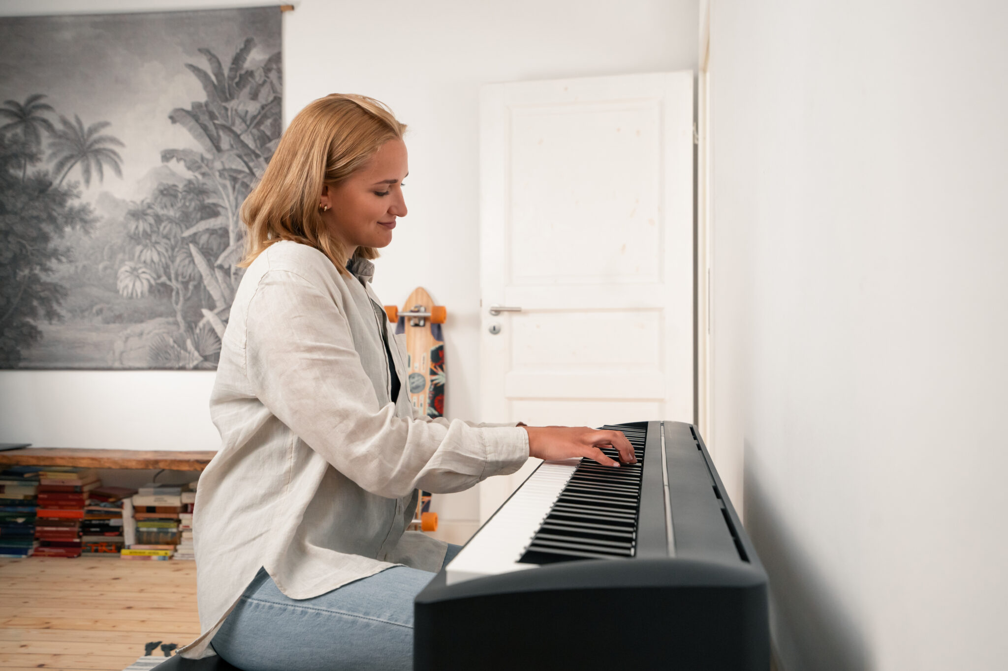 ES120 Portable digital piano Kawai Home black