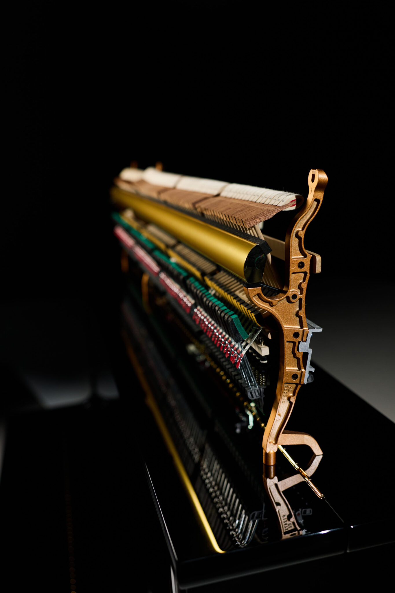 Kawai Millennium III Upright action